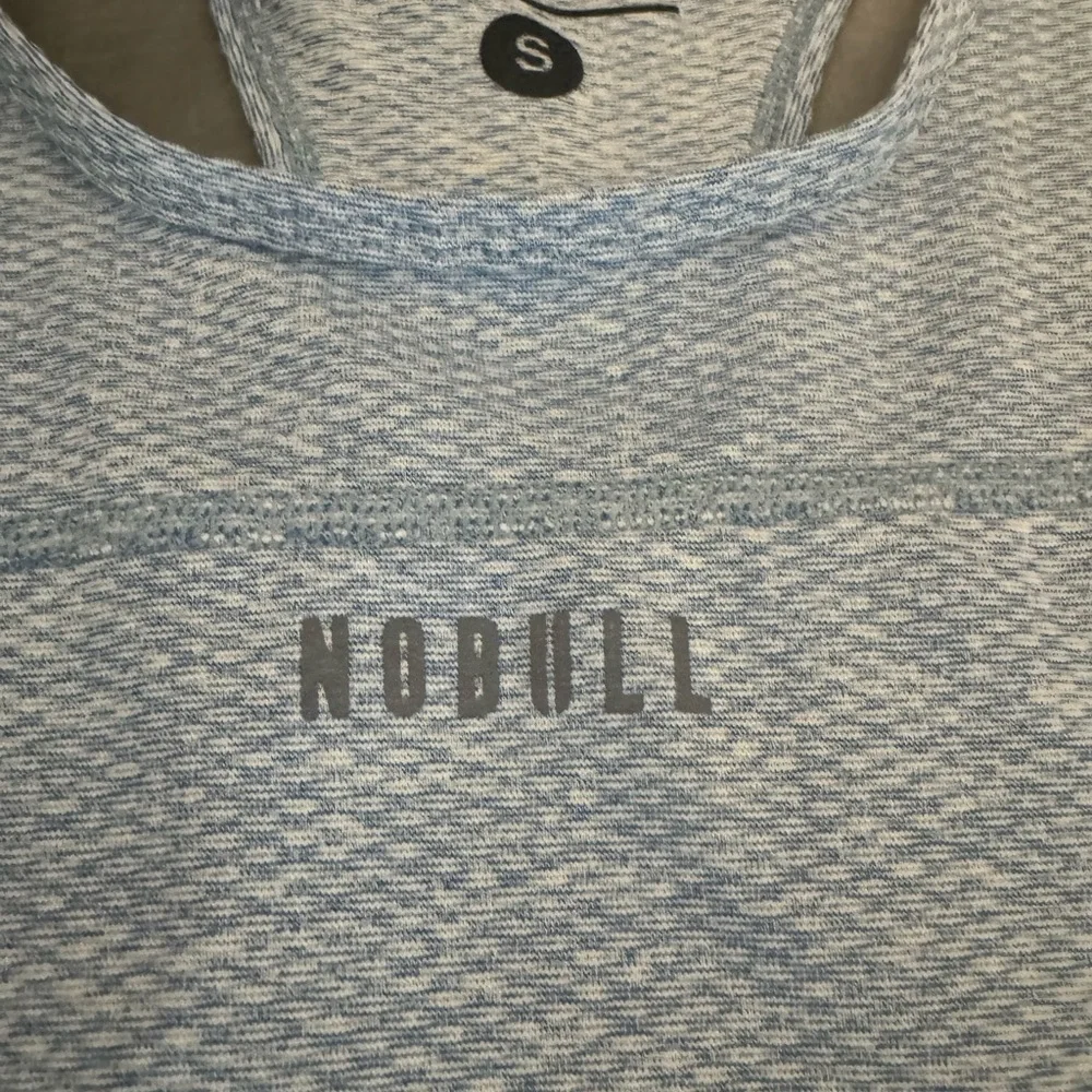 NOBULL Heathered Light Blue Tank Top - Picture 3 of 5